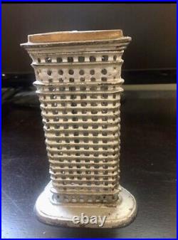 Early 20th Century Cast Iron Flatiron Building Coin Bank