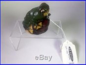 FROG ON A ROCK CAST IRON MECHANICAL BANK By Kilgore Manufacturing Co