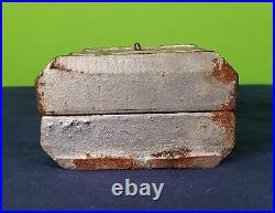 Federal Reserve Looking Savings Coin Cash Money Western Cast Iron Metal Bank