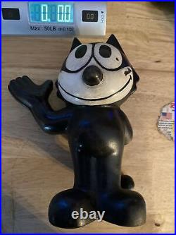 Felix Kitty Cat Piggy Bank HOTROD Ratrod Banking Patina Collector 6+LBS BLEMISH Felix Kitty Cat Piggy Bank HOTROD Ratrod Banking Patina Collector 6+LBS BLEMISH