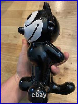Felix Kitty Cat Piggy Bank HOTROD Ratrod Banking Patina Collector 6+LBS BLEMISH Felix Kitty Cat Piggy Bank HOTROD Ratrod Banking Patina Collector 6+LBS BLEMISH