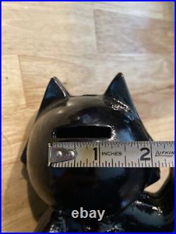 Felix Kitty Cat Piggy Bank HOTROD Ratrod Banking Patina Collector 6+LBS BLEMISH Felix Kitty Cat Piggy Bank HOTROD Ratrod Banking Patina Collector 6+LBS BLEMISH