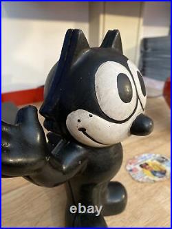 Felix Kitty Cat Piggy Bank HOTROD Ratrod Banking Patina Collector 6+LBS BLEMISH Felix Kitty Cat Piggy Bank HOTROD Ratrod Banking Patina Collector 6+LBS BLEMISH