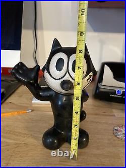 Felix Kitty Cat Piggy Bank HOTROD Ratrod Banking Patina Collector 6+LBS BLEMISH Felix Kitty Cat Piggy Bank HOTROD Ratrod Banking Patina Collector 6+LBS BLEMISH