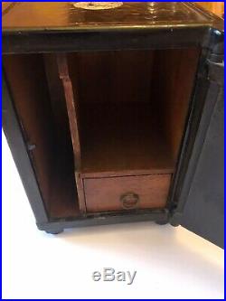 Fidelity Trust Cast Iron Safe Bank Vault Combination Henry C Hart Antique 1885