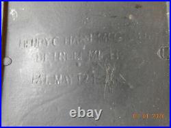 Fidelity Trust Cast Iron Safe Bank Vault Henry C Hart Antique 1885