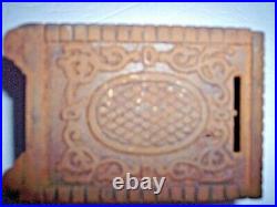 Fine Antique Cast Iron STATE SAFE BANK 4 inches tall