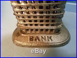 FlatIron Building Bank Cast Iron Bank 5 3/4 Kenton USA 1910's-20's Pristine