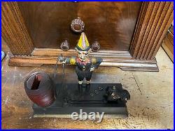 Genuine Antique 1920s Cast Iron Hubley, Trick Dog, Mechanical Bank NOT A REPRO