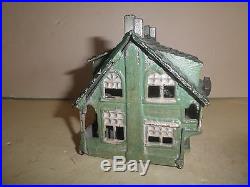 Great old original cast iron Bungalow Cottage with Porch still bank c. 1918 28