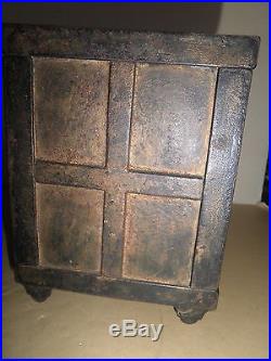 Great old original cast iron Watch Dog Safe mechanical bank by J. &E. Stevens