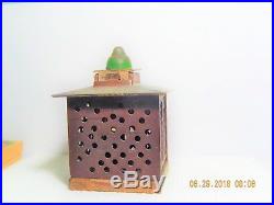 Hall's Excelsior Mechanical Bank J & E Steven's Cast iron and wood Nice