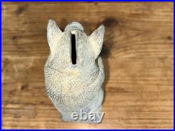 Hubley JMR Thrifty Wise Pig Cast Iron Bank 1930-1936 with Inscription Hubley JMR Thrifty Wise Pig Cast Iron Bank 1930-1936 with Inscription