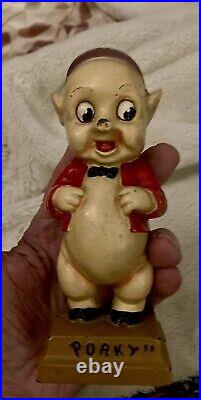 Hubley Porky Pig Cast Iron Bank 1940s Original Marked Hubley Excellent Condition