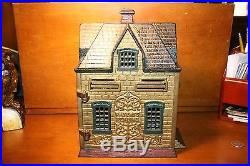 Huge Painted Cast Iron Antique Building PROPERTY OF THE DIME SAVINGS BANK OMAHA