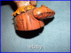 Humpty Dumpty Clown Cast Iron Coin Piggy Bank Mechanical Antique