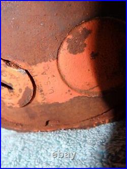 Humpty Dumpty Clown Cast Iron Coin Piggy Bank Mechanical Antique