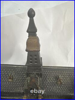 Ives Blakeslee Palace Cast Iron 1890s Coin Machine Bank Very Rare -Must Read