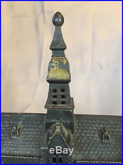 Ives Blakeslee Palace Cast Iron Still Bank Original Paint and Condition GREAT