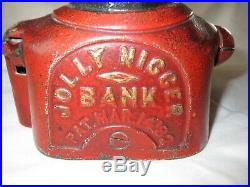 Jolly N. Black Americana Mechanical Bank J&E Stevens Co. Circa 1882
