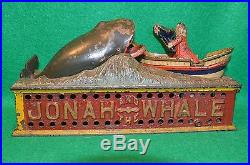 Jonah and the Whale, cast iron bank