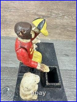 KYSER & REX 1882 Cast Iron Monkey withDancers Organ Mechanical Bank Reproduction KYSER & REX 1882 Cast Iron Monkey withDancers Organ Mechanical Bank Reproduction