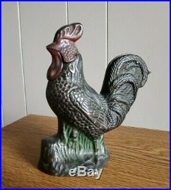 Kyser & Rex Antique Rooster Cast Iron Mechanical Bank 1880s-1890s
