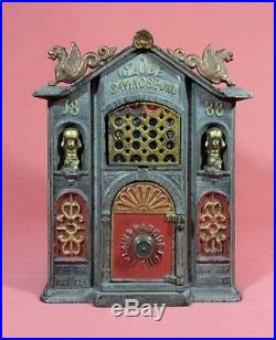 Kyser & Rex Globe Savings Fund 1888 Cast Iron Mechanical Bank