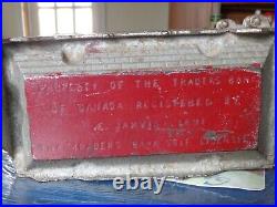 Large 1891 Jarvis Antique Cast Iron Traders Bank of Canada-Rare