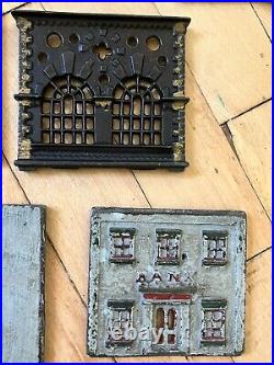 Large Assorted Lot Antique Old Cast Iron Mechanical Novelty Bank Parts