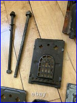 Large Assorted Lot Antique Old Cast Iron Mechanical Novelty Bank Parts