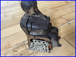 Large Lot Antique Old Cast Iron Mechanical Novelty Bank Parts