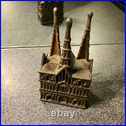 Lichfield Cathedral cast iron building bank RARE very nice