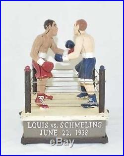 Louis Schmeling Boxing Mechanical Bank Cast Iron