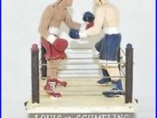Louis Schmeling Boxing Mechanical Bank Cast Iron