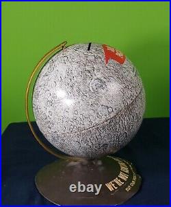 MANNED LANDING 1st Touchdown Apollo 11 7/20/69 Tranquility Base Globe Moon Bank