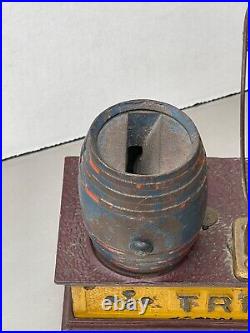 Mechanical Bank trick dog works. 1988. Original paint and lock