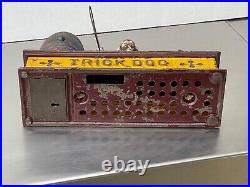 Mechanical Bank trick dog works. 1988. Original paint and lock