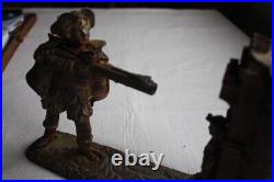 Mechanical cast iron coin bank William Tell 1890