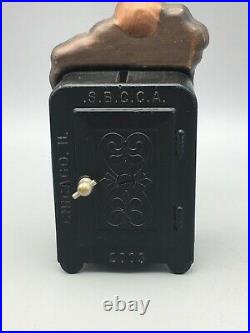 Mrs. O'Leary Cast Iron Safe Bank Copper Dress