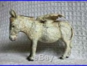 NEW CAST IRON WHITE DONKEY FIGURINE STATUE STATUETTE BANK PAPER WEIGHT METAL