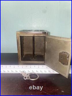 NICHOLS CO. WORLDS FAIR FERRIS WHEEL SAFE BANK with original key antique rare