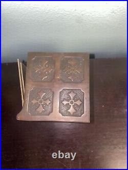 NICHOLS CO. WORLDS FAIR FERRIS WHEEL SAFE BANK with original key antique rare