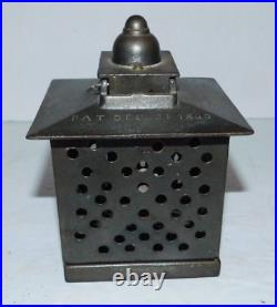 Neat Vintage Hall's 1869 Excelsior Mechanical Cast Iron Bank With Cashier