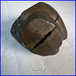 ORIGINAL Vintage Antique Johnny Griffin 2 Face Cast Iron Bank By A. C Williams