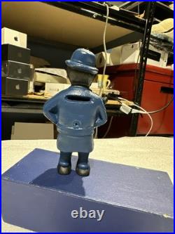 Old Hubley Cast Iron Toy Mulligan the Policeman Still Bank