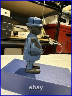 Old Hubley Cast Iron Toy Mulligan the Policeman Still Bank