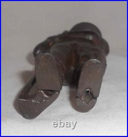 Old Hubley Painted Cast Iron Boy Scout Buckle & Scarf Standing Still Penny Bank Old Hubley Painted Cast Iron Boy Scout Buckle & Scarf Standing Still Penny Bank