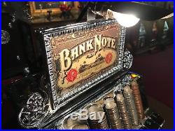 Original 1800's LAMSON Cast Iron Coin Changer Bank w lit Marquee Watch Video