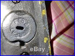 Original 1875 J&E. Stevens Black Americana Folky cast iron bank excellent cond
